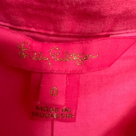 Lilly Pulitzer Bright Pink Coverup - Picture 6 of 8
